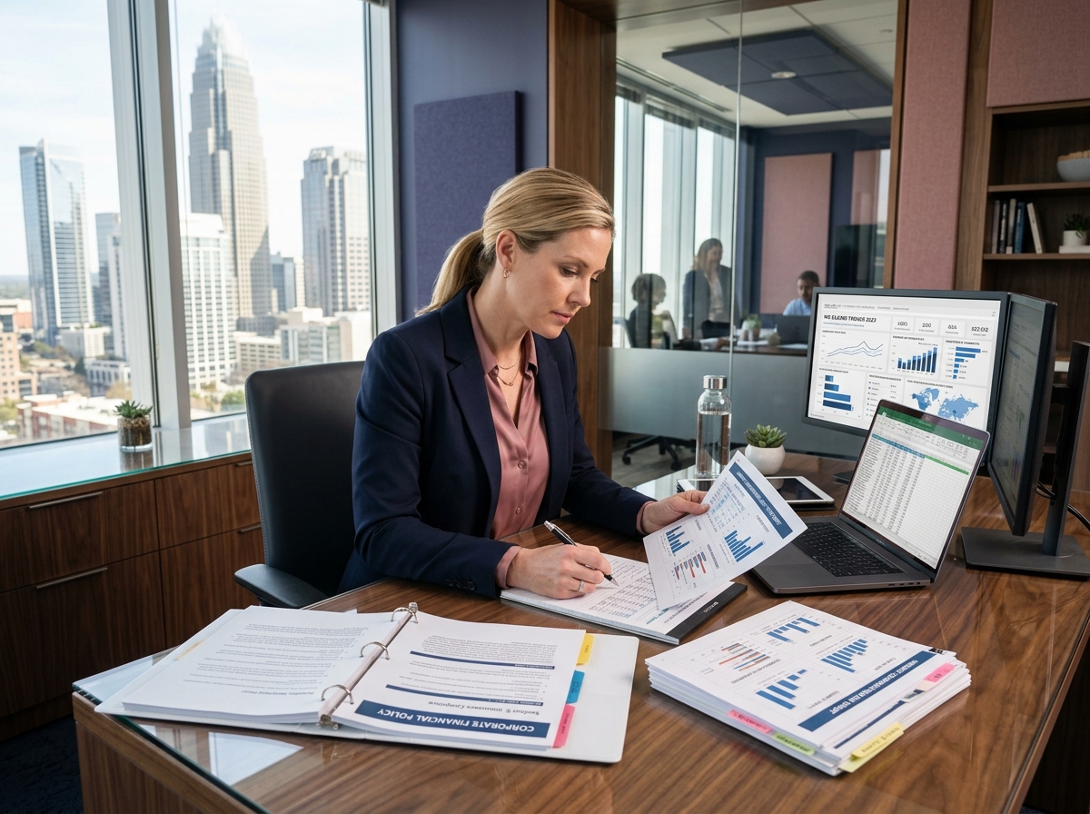 Corporate audit and workers comp consulting worksheet analysis in Charlotte NC office